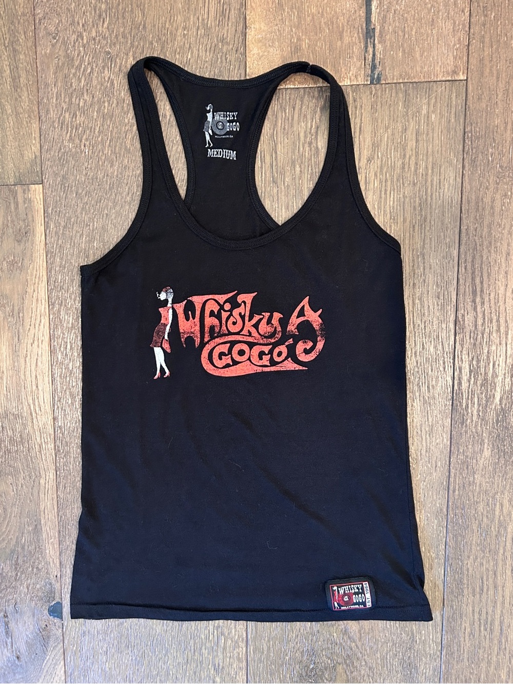 Whiskey a Go Go Hollywood California Racerback Tank Top